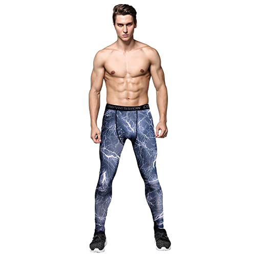 FASLOLSDP Herren Camouflage Sportbekleidung Atmungsaktiv Leggings Bunt Kompressionshose schnelltrocknend und schweißresistent Trainingsanzug Gym Yoga Anzüge von FASLOLSDP