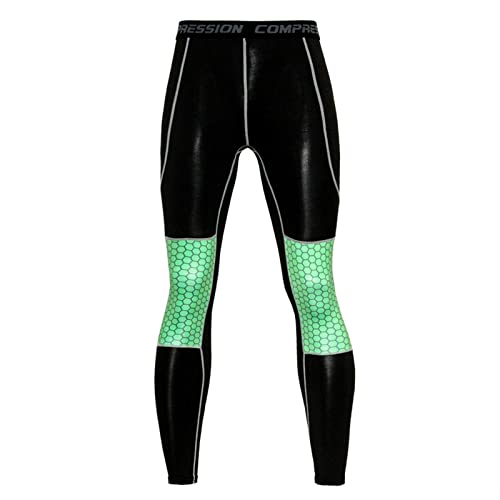 FASLOLSDP Herren Camouflage Sportbekleidung Atmungsaktiv Leggings Bunt Kompressionshose schnelltrocknend und schweißresistent Trainingsanzug Gym Yoga Anzüge von FASLOLSDP