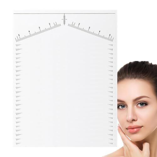 Eyebrow -Schablonen Kit, 25 Stücke Microblading Lineal Augenbrauenvorlagen, Frauen -Augen -Shaper, Augenbrauenschablonen ， Brow -Styling -Set, Brauen -Buddy -Werkzeug, Mapping -Kit Für Frauen, Männer von FASSME