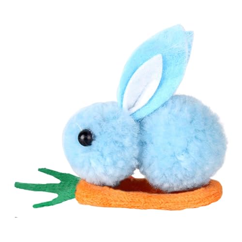 Kaninchen-Haarspange, Hasen-Plüsch-Haarspange, Entenschnabel-Clip, Hasen-Karotten-Haarspange Für Ostern, Süße Hasen-Haarspange Für Frauen, Hasen-Karotten-Haarnadel Für Ostern, Halloween-Kostüm von FASSME