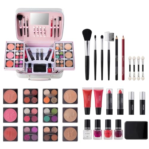 Komplettes Make-up-Set für Damen, wasserdicht, professionelles Make-up-Set, Make-up-Pinsel, Lippenstift, komplettes Set, Make-up-Set für lässige Veranstaltungen und Partys von FASSME