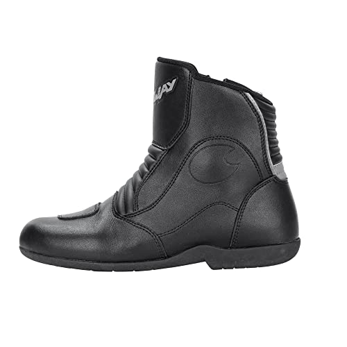 FAST WAY FTS-1 S Stiefel, Kurzer Tourenstiefel, Zertifiziert, Robuster Motorradstiefel, Schalthebelverstärkung, Pflegeleicht, Seitlicher Reißverschluss, Gr. 36 von FAST WAY