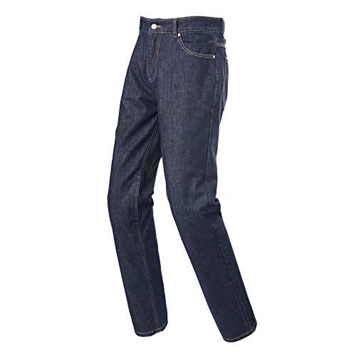 Fastway Motorrad Jeans Herren, EN Geprüfte Motorradhose Herren Klasse A, Entnehmbare Knie Protektoren, Hüfte, Gesäß & Knie Verstärkt, Sicherheitsnähte an Sturzpositionen, W42/L34 von FAST WAY