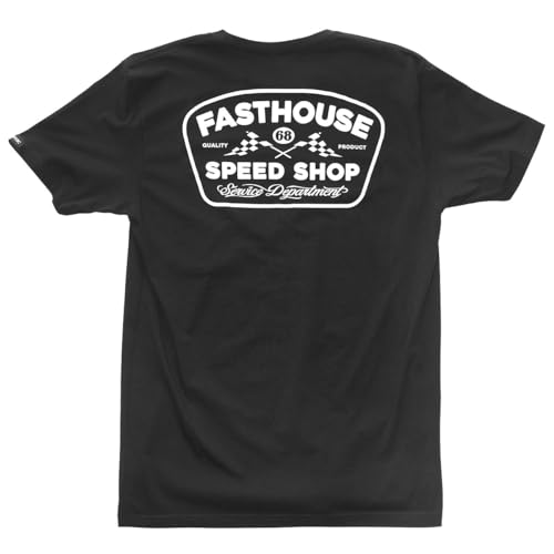 FASTHOUSE Kurzärmliges T-Shirt mit Keilabsatz, Schwarz, XL von FASTHOUSE