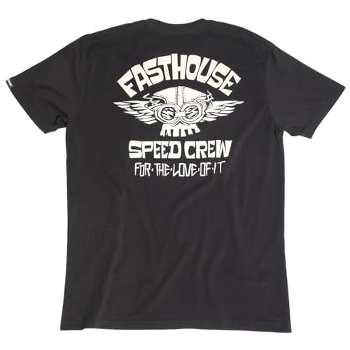 FASTHOUSE Love of It T-Shirt mit kurzen Ärmeln, Schwarz, L von FASTHOUSE