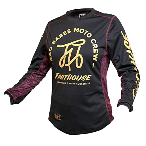 Fasthouse Damen Grindhouse Golden Script Jersey, schwarz, Klein von FASTHOUSE