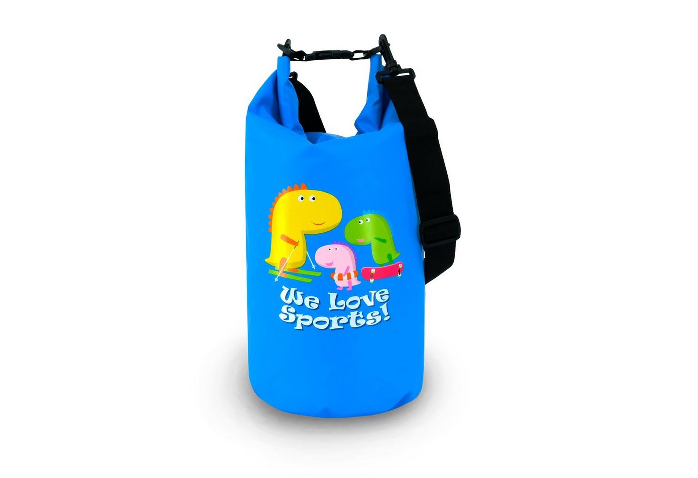 FASports Drybag Wasserdichte Tasche Aquino, Blau, Seesack/Packsack mit Tragegurt (1-tlg., H: 47 cm, Ø 20,5 cm), 10 Liter von FASports