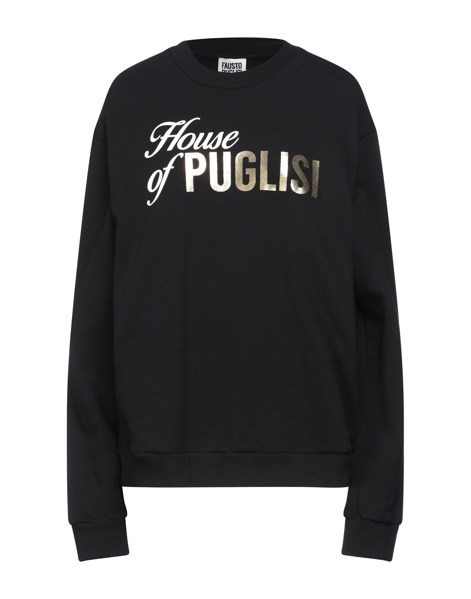 FAUSTO PUGLISI Sweatshirt Damen Schwarz von FAUSTO PUGLISI