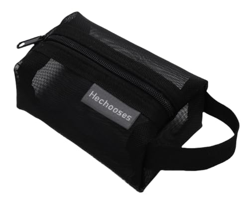 FAVORTALK Kleine Make-up-Tasche für Damen, tragbare Kosmetiktasche, Münzgeldbörse mit Reißverschluss, schöne Geldbörse, Nylon-Geldbörse, Kleines Quadrat – schwarze Hand, 11 X 7 X 5 cm / 4.33 X 2.76 X von FAVORTALK