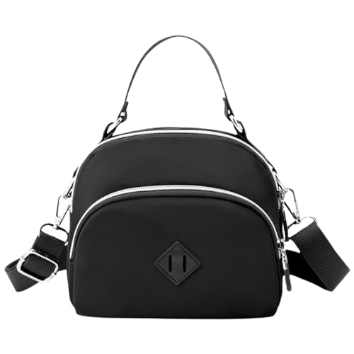 FAVORTALK Kleine Umhängetasche Damen Handtaschen Leicht Multi-Tasche Schultertasche Casual Wasserdicht Nylon Crossbody Bag,DJB01005 von FAVORTALK