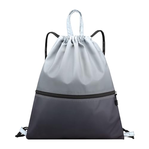 Turnbeutel Sportbeutel Damen Lässig Wasserabweisend - Faltbar Sport Rucksäcke mit Kordelzug Große Kapazität Verstellbar Sportrucksack mit Tunnelzug Wasserdicht - JSB031-14 von FAVORTALK