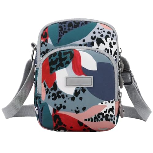 FAVORTALK Handtasche Damen Klein Umhängetasche Nylon - Multi Pocket Bag Messenger Handtaschen Schultertasche mit Kartenfächer Crossbody Bag - B00109 von FAVORTALK