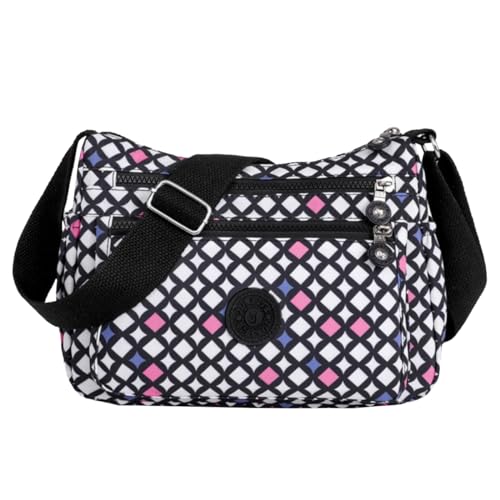 FAVORTALK Umhängetasche Damen Wasserdicht Nylon Schultertasche Multi-Tasche Messenger Bag,DJB00203 von FAVORTALK