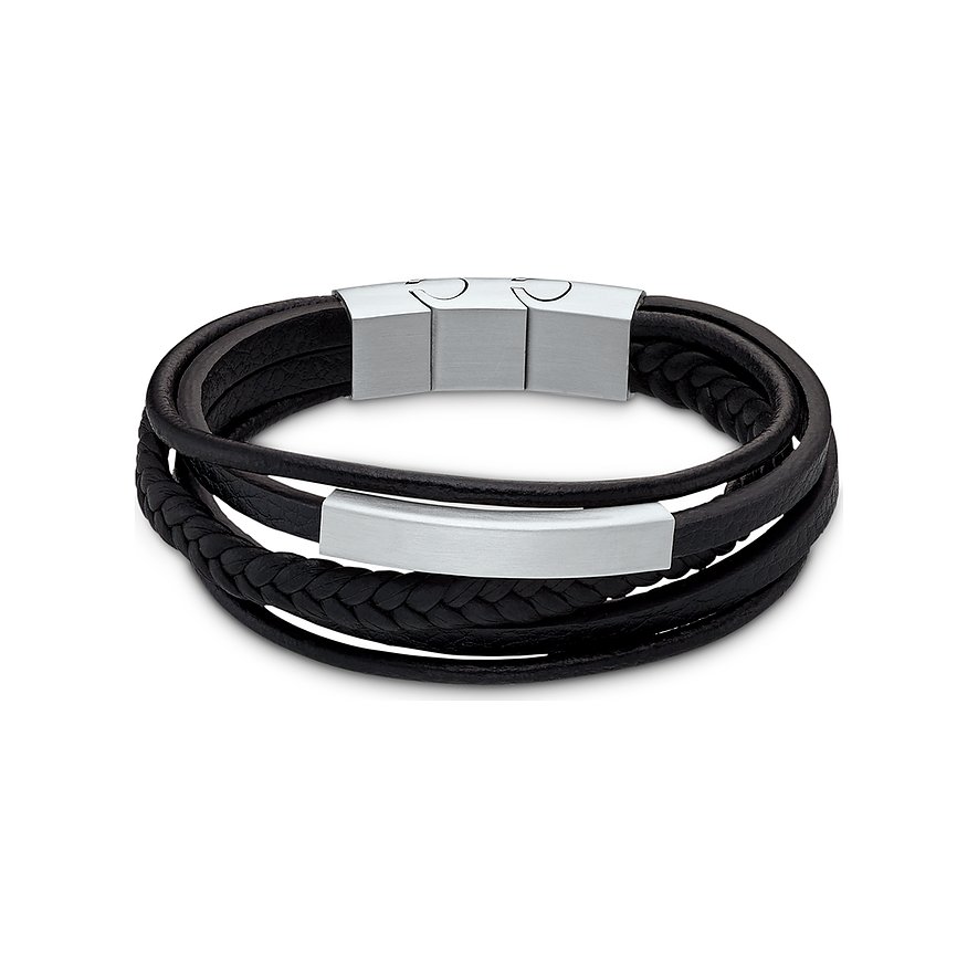 FAVS Armband 88003861 Leder, Edelstahl von FAVS