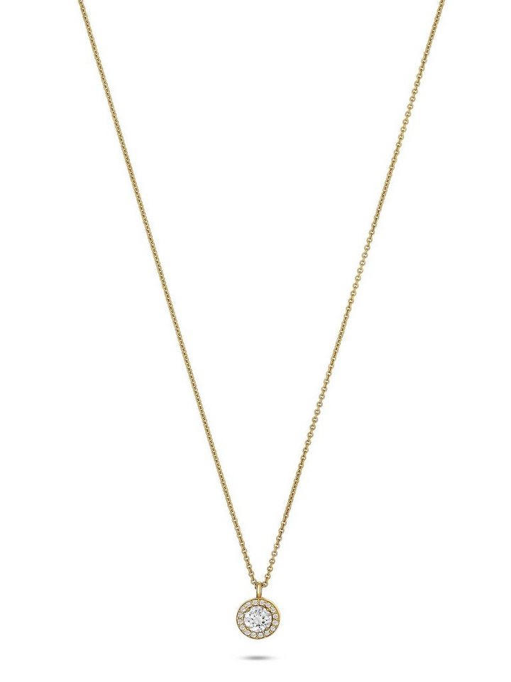 FAVS Collier FAVS Damen-Kette 375er Gelbgold 17 Zirkonia von FAVS