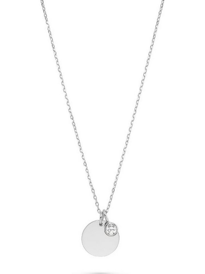 FAVS Collier FAVS Damen-Kette 925er Silber 1 Zirkonia von FAVS