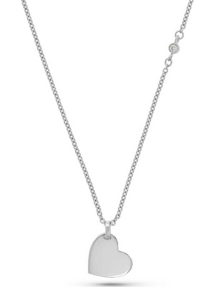 FAVS Collier FAVS Damen-Kette 925er Silber 1 Zirkonia von FAVS