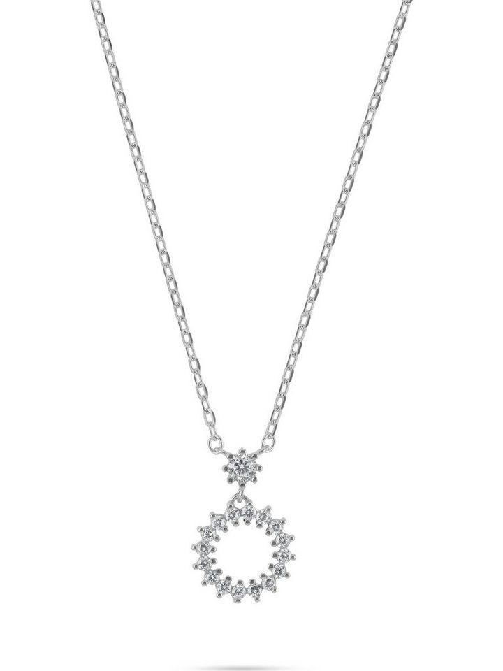 FAVS Silberkette FAVS Damen-Kette 925er Silber 17 Zirkonia von FAVS