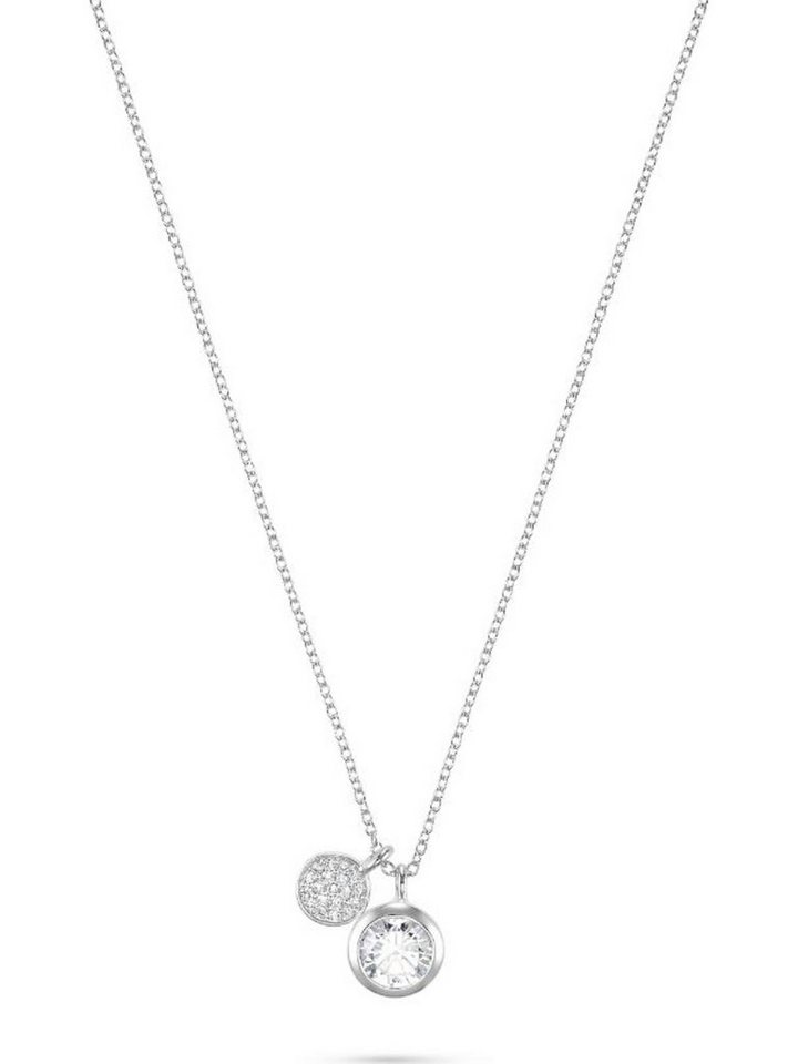 FAVS Collier FAVS Damen-Kette 925er Silber 19 Zirkonia von FAVS