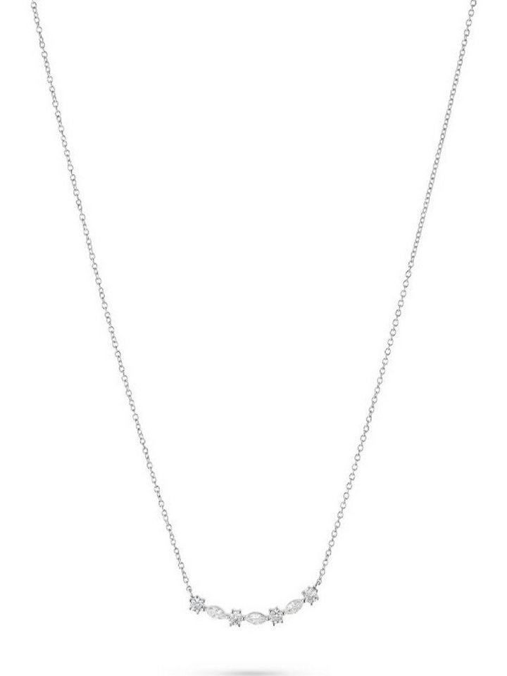 FAVS Collier FAVS Damen-Kette 925er Silber 4 Zirkonia von FAVS