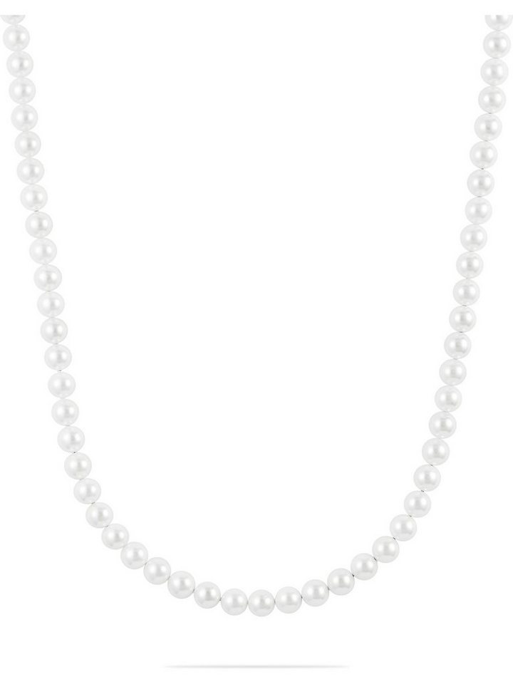 FAVS Collier FAVS Herren-Kette Edelstahl, Perle Muschelkern von FAVS