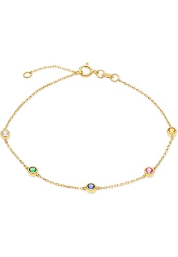 FAVS Damen-Armband 375er Gelbgold 5 Zirkonia One Size 89213505 FAVS Damen-Armband 375er Gelbgold 5 Zirkonia One Size 89213505 von FAVS