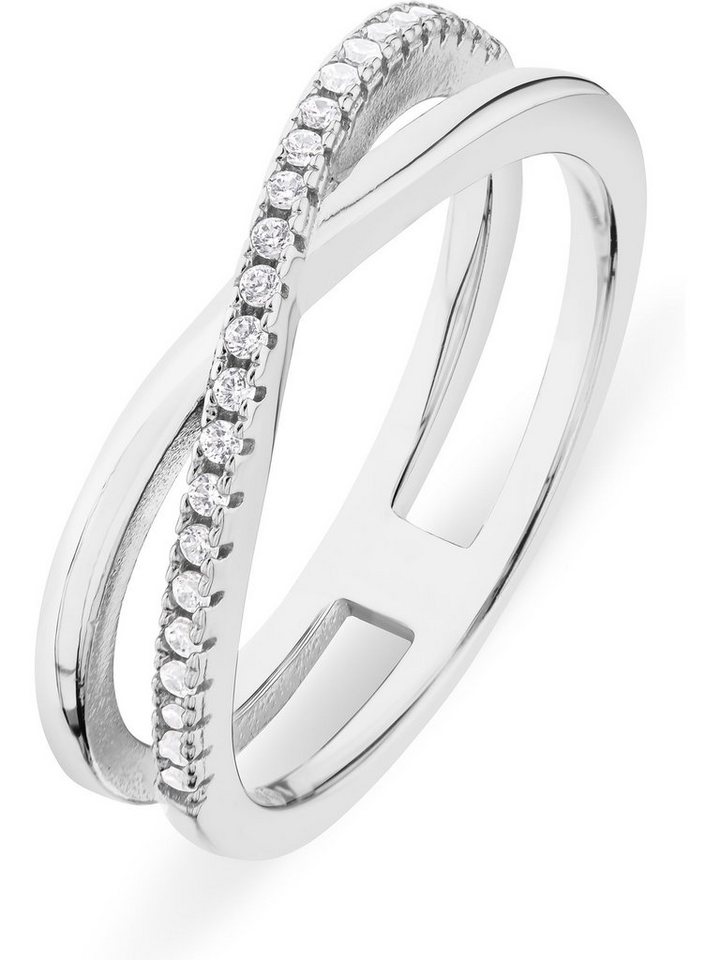 FAVS Fingerring FAVS Damen-Damenring 925er Silber 24 Zirkonia, Zirkonia, synthetisch von FAVS