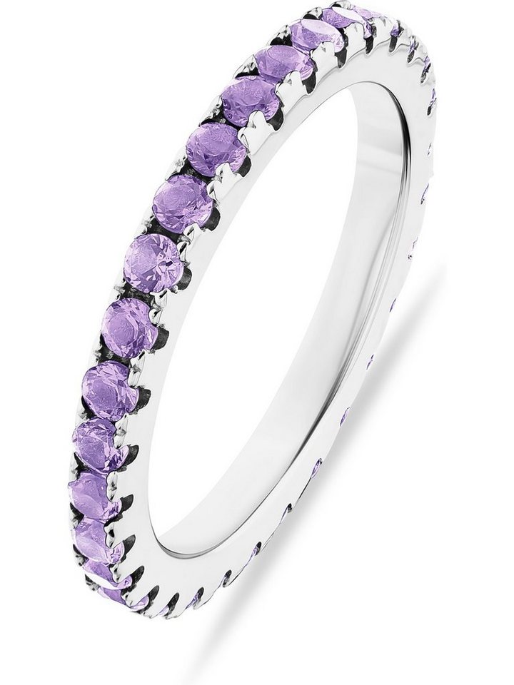 FAVS Fingerring FAVS Damen-Damenring 925er Silber 30 Zirkonia, Zirkonia, synthetisch von FAVS