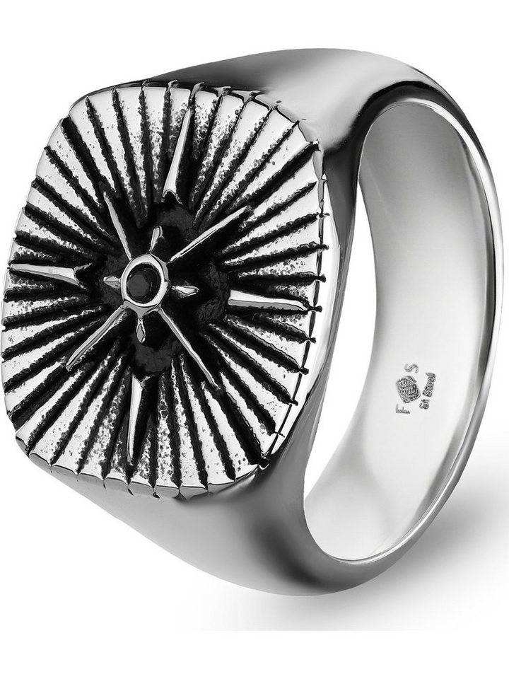 FAVS Fingerring FAVS Herren-Herrenring Edelstahl 1 Zirkonia, Zirkonia, synthetisch von FAVS