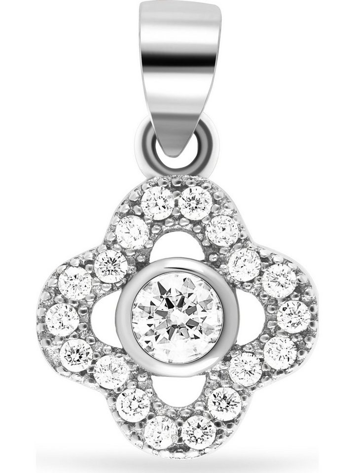 FAVS Kettenanhänger FAVS Damen-Anhänger 925er Silber 1 Zirkonia von FAVS