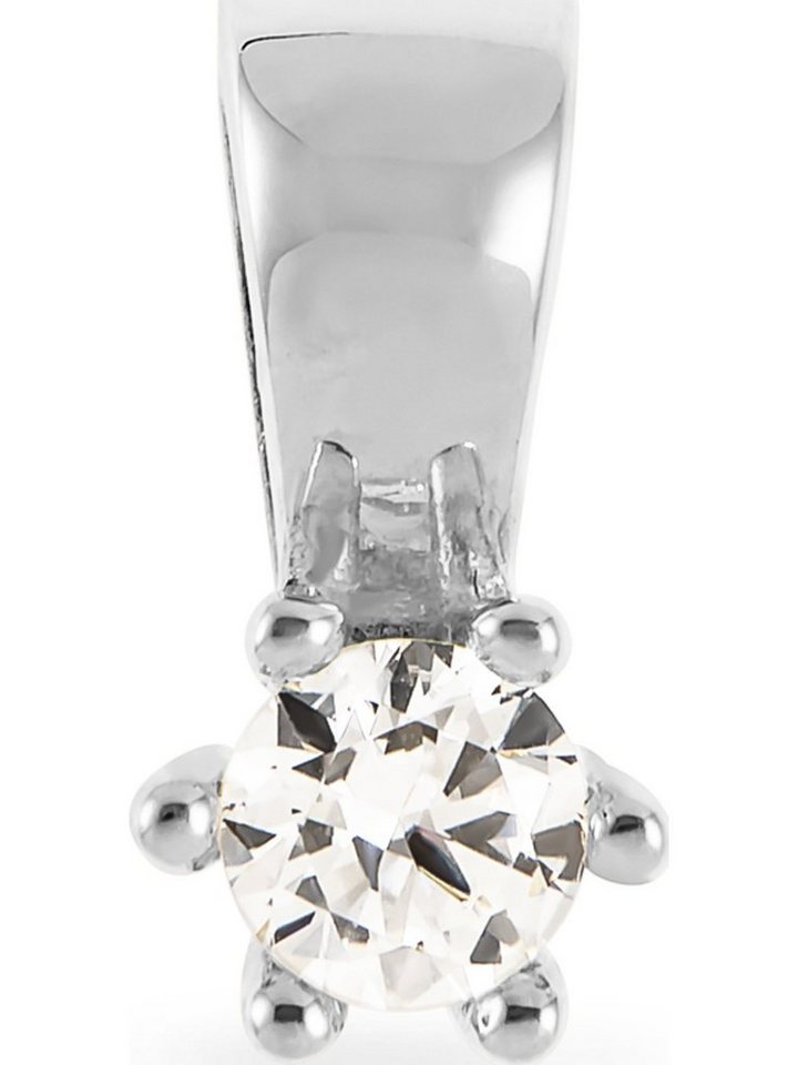 FAVS Kettenanhänger FAVS Damen-Anhänger 925er Silber 1 Zirkonia von FAVS