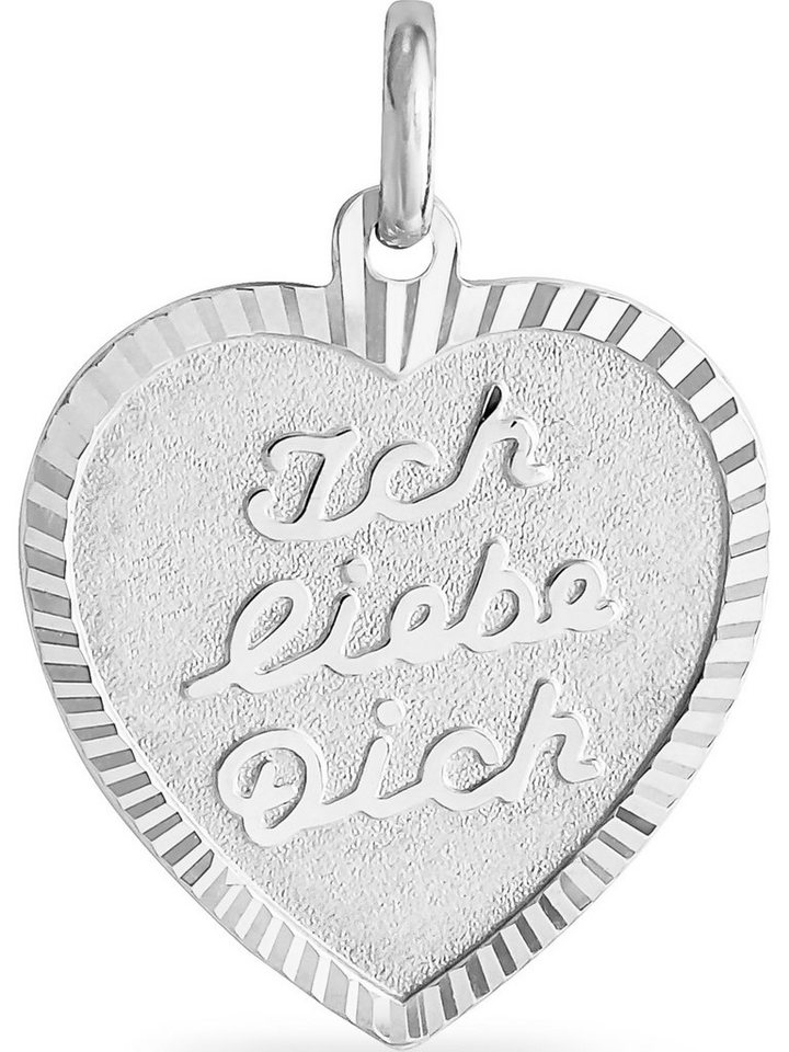 FAVS Kettenanhänger FAVS Damen-Anhänger 925er Silber Herz von FAVS