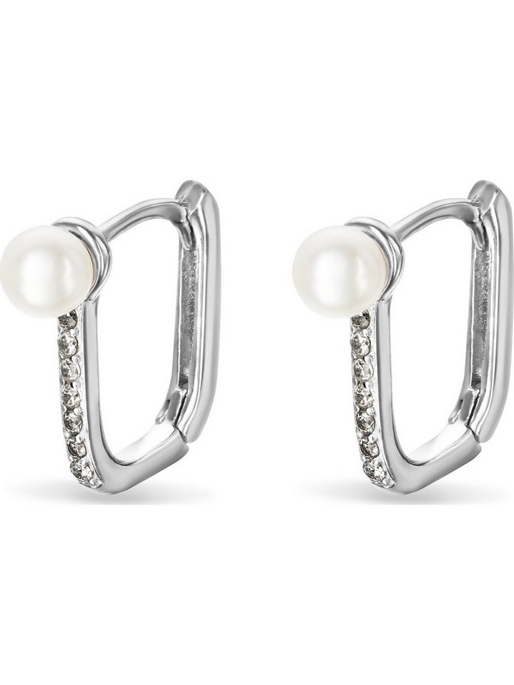 FAVS Paar Creolen FAVS Damen-Creolen 925er Silber 14 Zirkonia (Paar) von FAVS