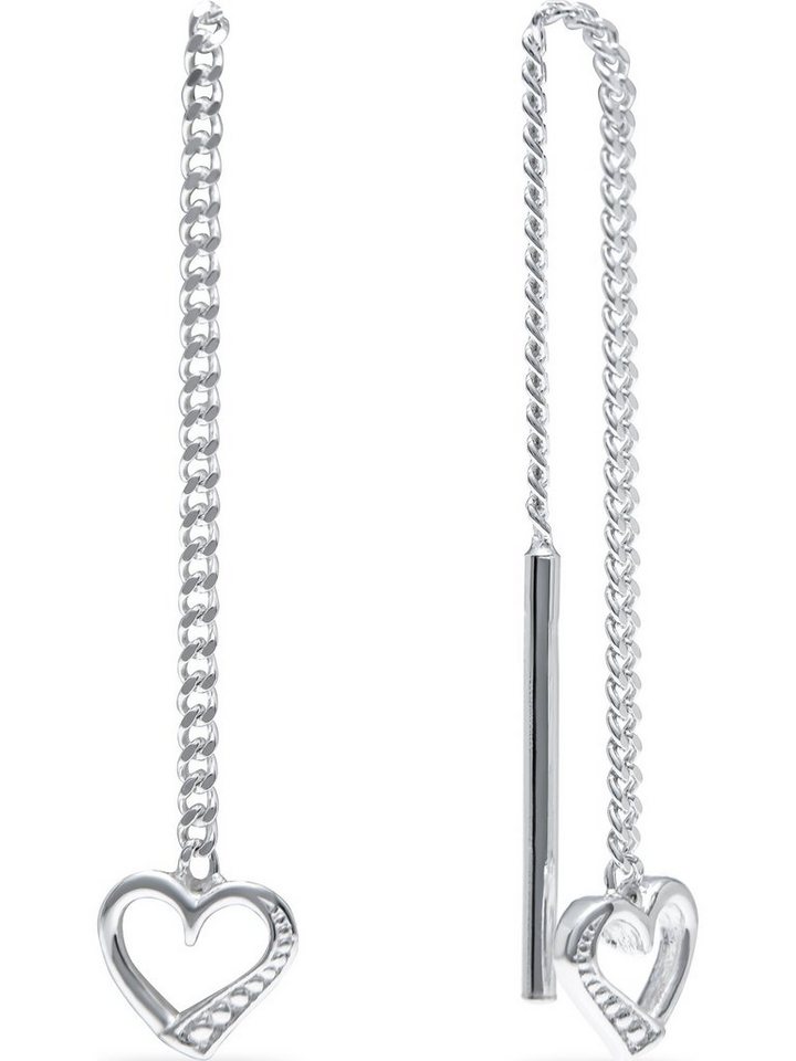 FAVS Paar Ohrhänger FAVS Damen-Ohrhänger 925er Silber Herz von FAVS