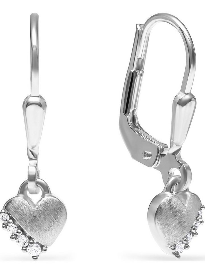 FAVS Paar Ohrhänger FAVS Mädchen-Ohrhänger 925er Silber 8 Zirkonia von FAVS
