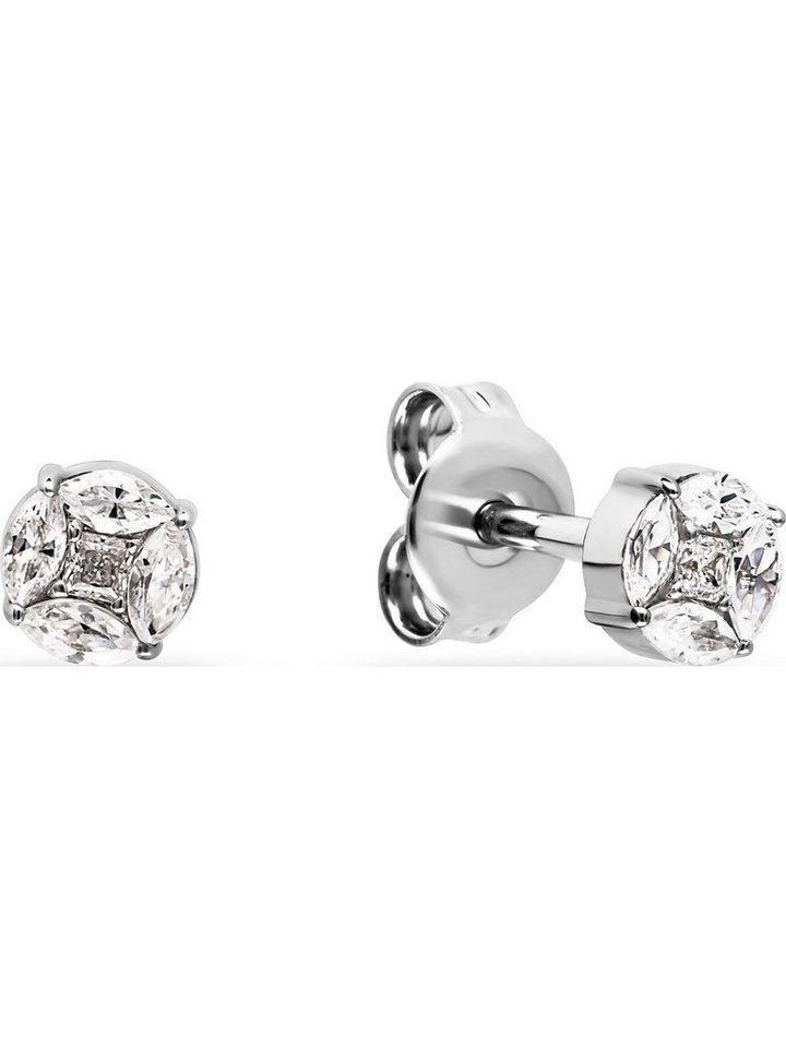 FAVS Paar Ohrstecker FAVS Damen-Ohrstecker 925er Silber 2 Zirkonia FAVS Paar Ohrstecker FAVS Damen-Ohrstecker 925er Silber 2 Zirkonia von FAVS