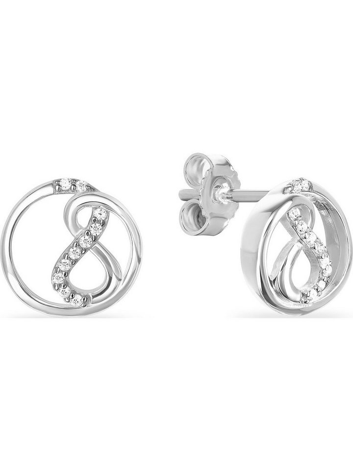 FAVS Paar Ohrstecker FAVS Damen-Ohrstecker 925er Silber 20 Zirkonia von FAVS