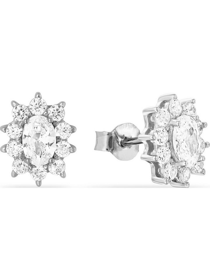 FAVS Paar Ohrstecker FAVS Damen-Ohrstecker 925er Silber 20 Zirkonia von FAVS