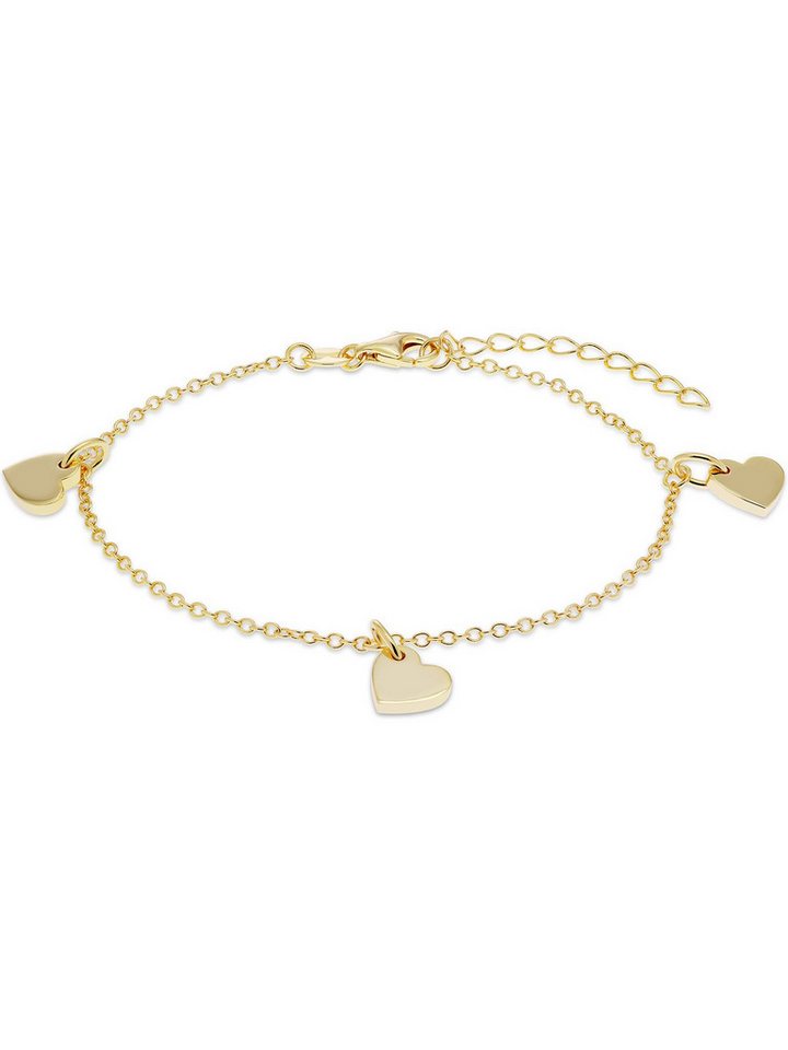 FAVS Silberarmband FAVS Damen-Armband 925er Silber Herz, Puristisch von FAVS