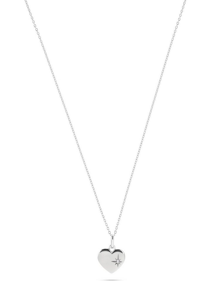 FAVS Silberkette FAVS Damen-Kette 925er Silber, Farbstein 1 Zirkon von FAVS