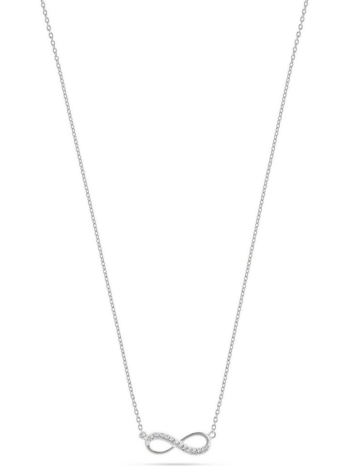 FAVS Silberkette FAVS Damen-Kette 925er Silber, Farbstein 12 Zirkon von FAVS