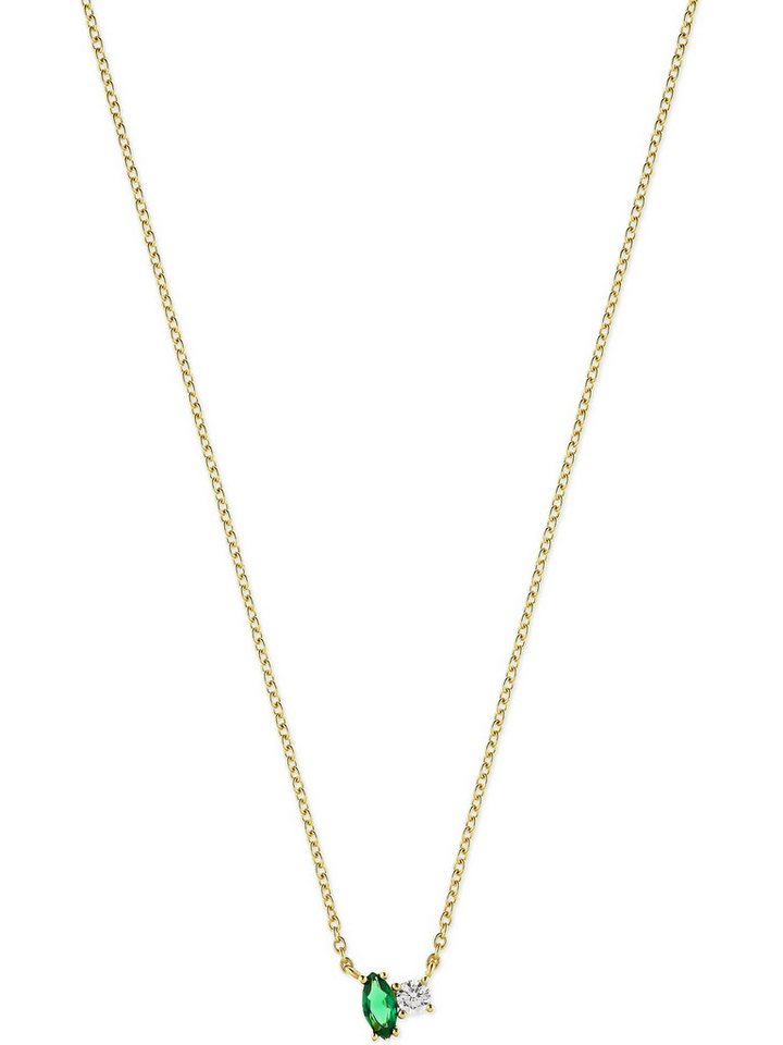 FAVS Silberkette FAVS Damen-Kette 925er Silber 1 Zirkonia von FAVS