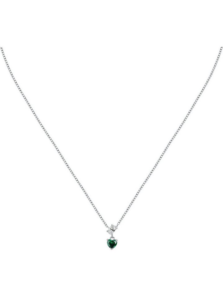 FAVS Silberkette FAVS Damen-Kette 925er Silber 1 Zirkonia Herz von FAVS