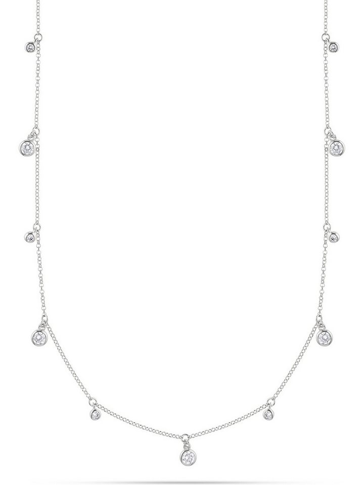 FAVS Silberkette FAVS Damen-Kette 925er Silber 11 Zirkonia von FAVS