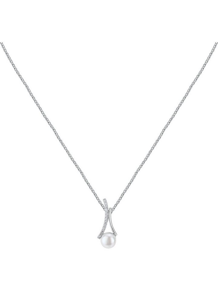 FAVS Silberkette FAVS Damen-Kette 925er Silber 13 Süßwasserperle von FAVS