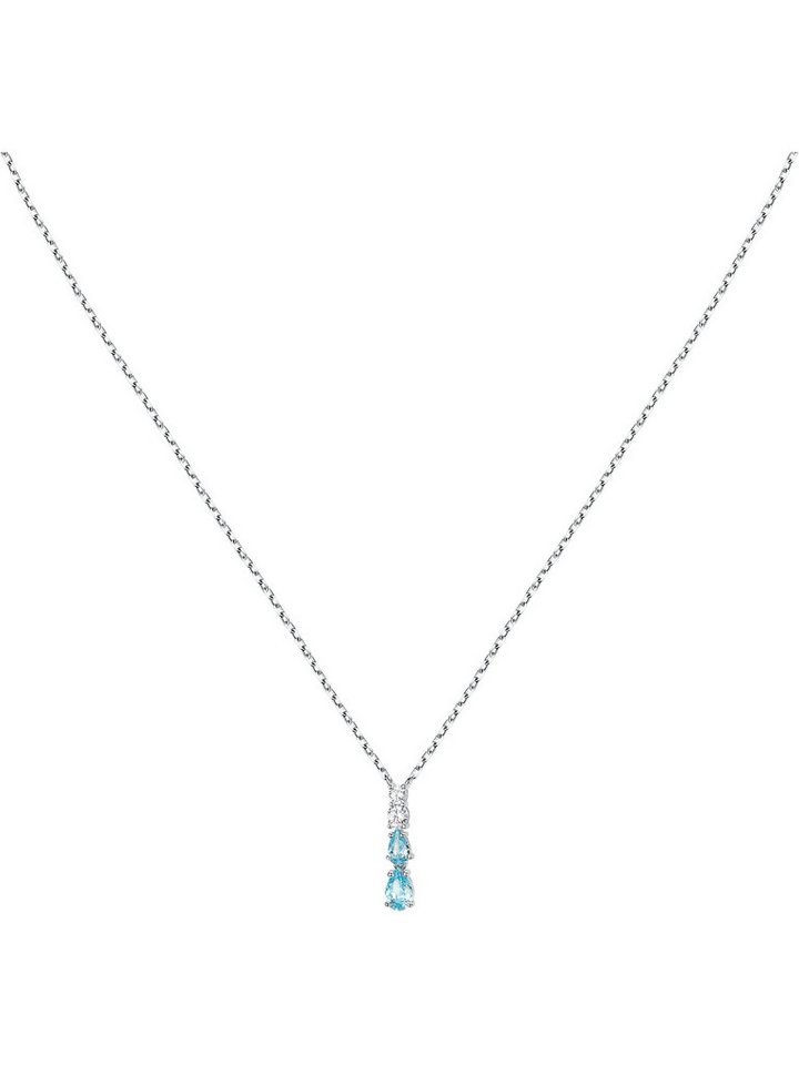 FAVS Silberkette FAVS Damen-Kette 925er Silber 2 Zirkonia von FAVS