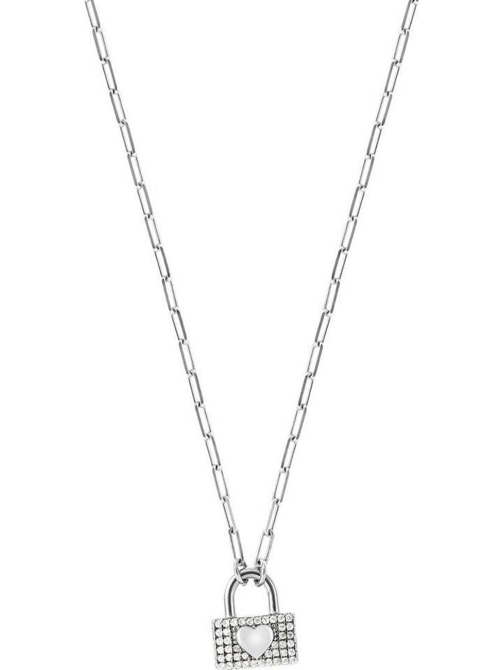 FAVS Collier FAVS Damen-Kette 925er Silber 42 Zirkonia von FAVS