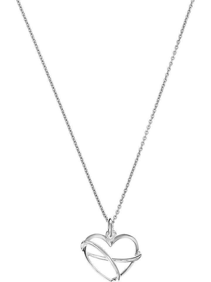 FAVS Silberkette FAVS Damen-Kette 925er Silber Herz von FAVS