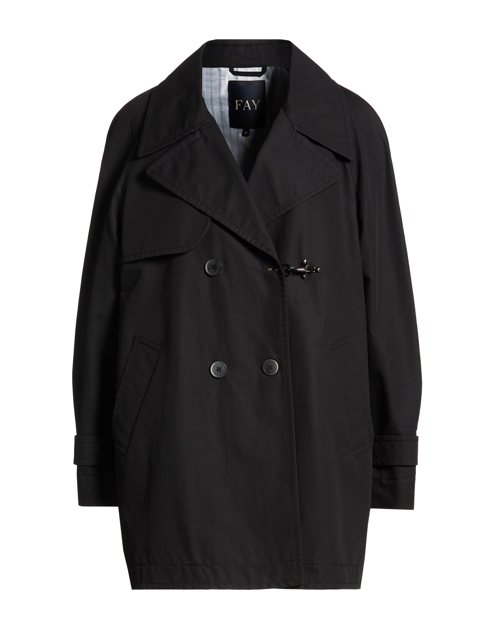 FAY Jacke, Mantel & Trenchcoat Damen Schwarz von FAY