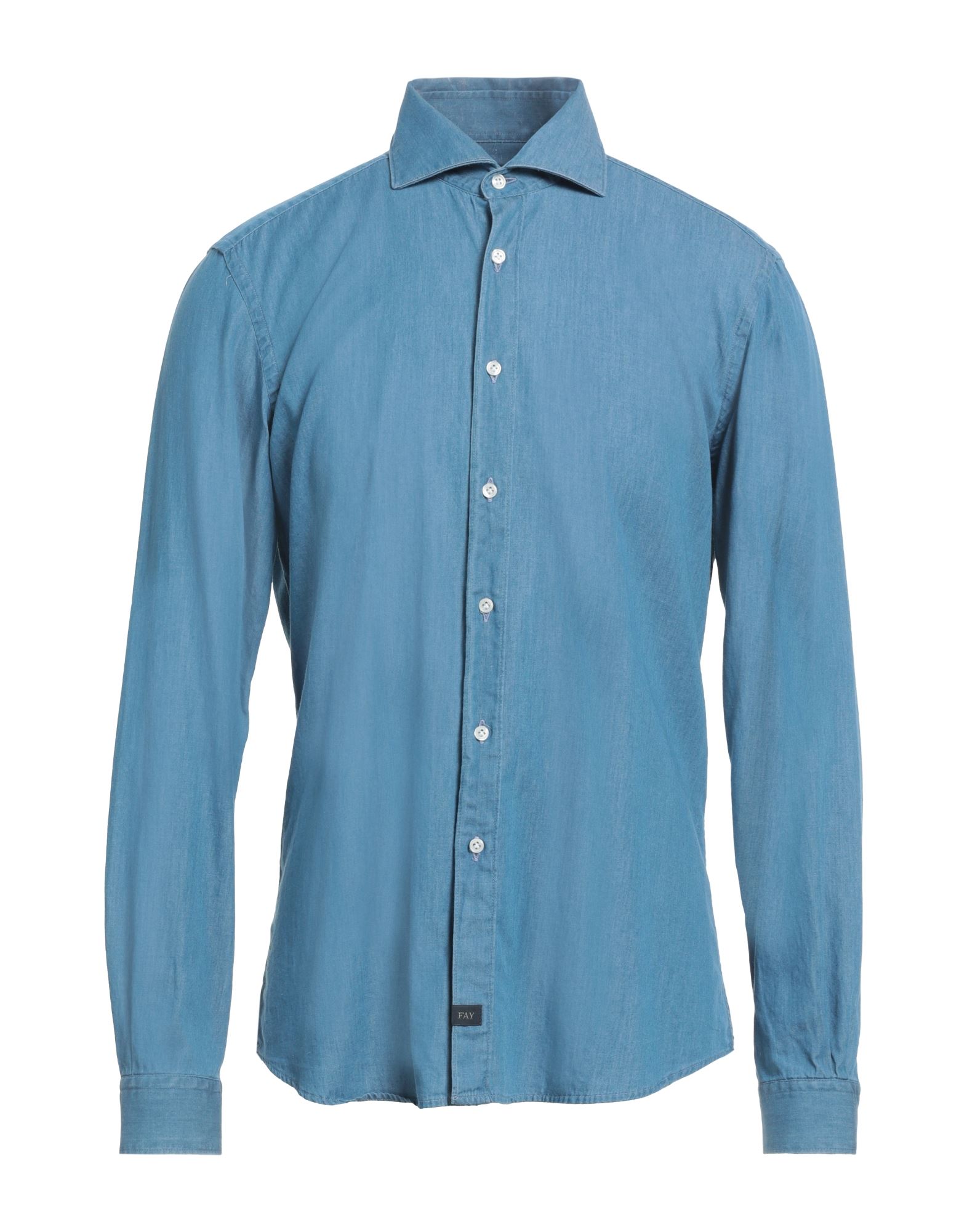 FAY Jeanshemd Herren Blau von FAY